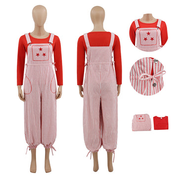 Doctor Who The Hand of Fear Sarah Jane Smith Overall Cosplay Costume BEcostume
